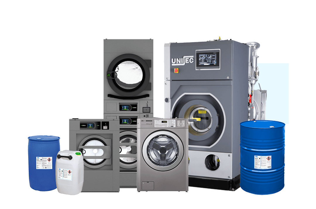 Commercial laundry machines